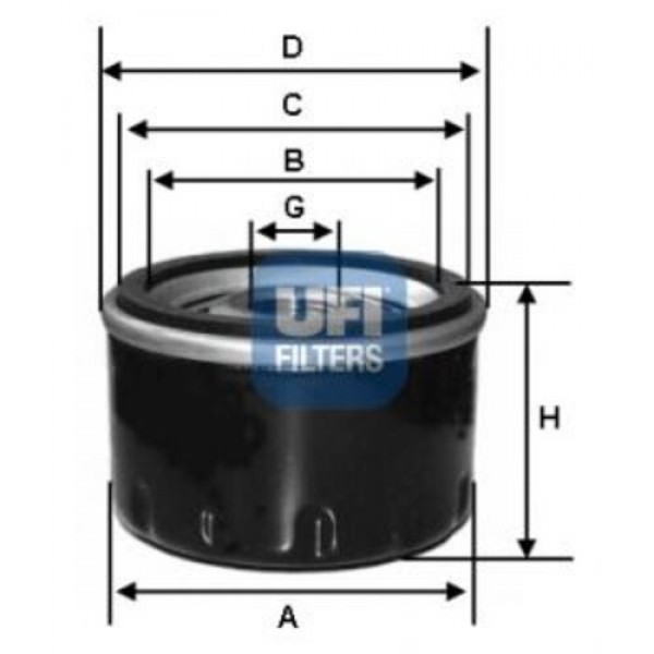 UFI 23.127.00 YAG FILTRESI VECTRA C 1.9CDTI 04> ASTRA H 1.9CDTI Z19DTL Z19DTH CROMA II ALFA PUNTO III 1.9 JTD