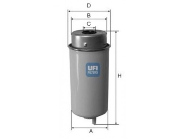 UFI 24.432.00 YAKIT FILTRESI FORD TRANSIT 2.0 TD-CI 92 KW 125 HP 05 02-10 04 - 2.4 TD-CI 101 KEW 137 HP 197MM