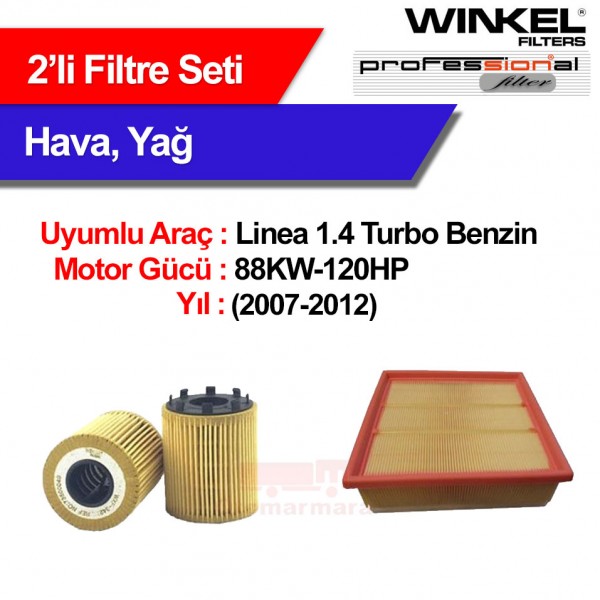 WINKEL 2 Fiat Linea 1.4 Turbo (2007-2012) Filtre Seti