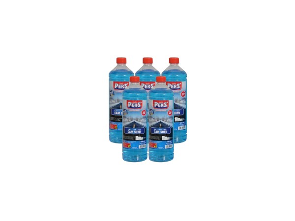 PEKS 102-5 CAM SUYU 1 LT ANTİFRİZLİ -20 DERECE 5 ADET