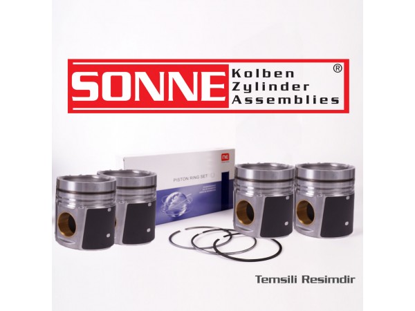 SONNE 114KR00206 SONNE PİSTON SEGMAN P107 P1007 P206 P307 BIPPER NEMO C1 C2 C3 DV4TD (1,4HDI 8V) FORD FIESTA 1,4TDCI (73,70)