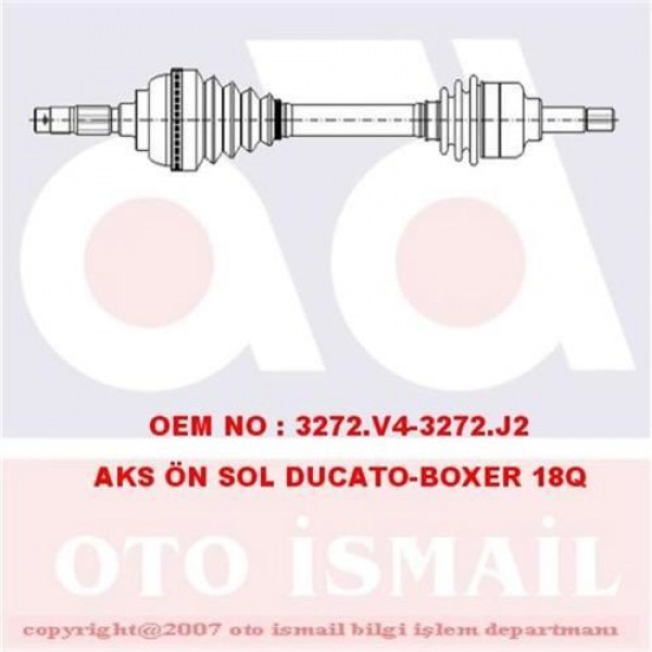 ANKA 10503001 AKS SOL 18Q ABSLI 54D DUCATO / BOXER / JUMPER KOMPLE