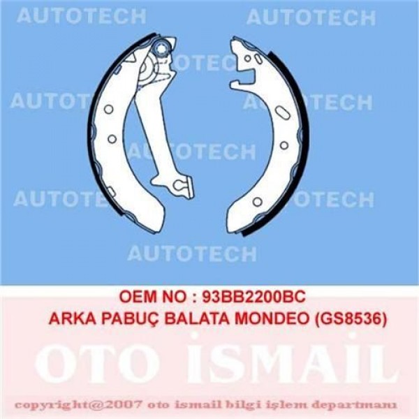 AUTOTECH PB4074 KAMPANA BALATA MONDEO I 92-