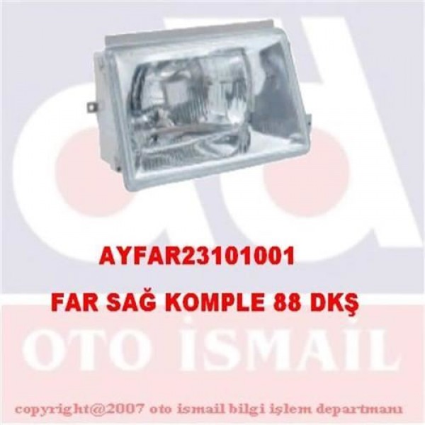 AYFAR 101001 FAR SAG M131 DKS 88 MODEL  KOMPLE