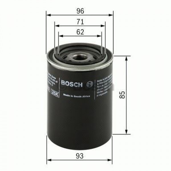 BOSCH 451103219 YAG FILTRESI C70 260 740 760 850 940 960