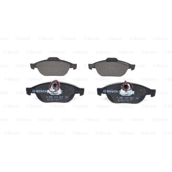BOSCH 986424507 FREN BALATASI ÖN 147 1.6 1.9JTD 2.0 156 1.6 1.8