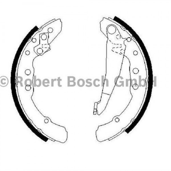 BOSCH 986487281 KAMPANA BALATA GOLF III 91-