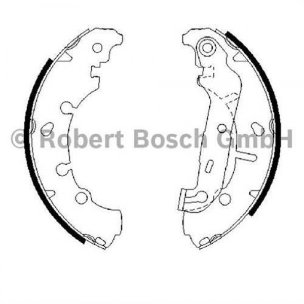 BOSCH 986487599 KAMPANA BALATA FIESTA IV 95-