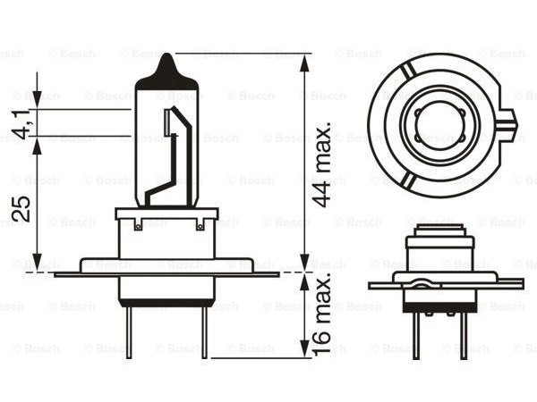 BOSCH 1987301110 AMPUL PX26D GIGALIGHT PLUS 120 12V H7