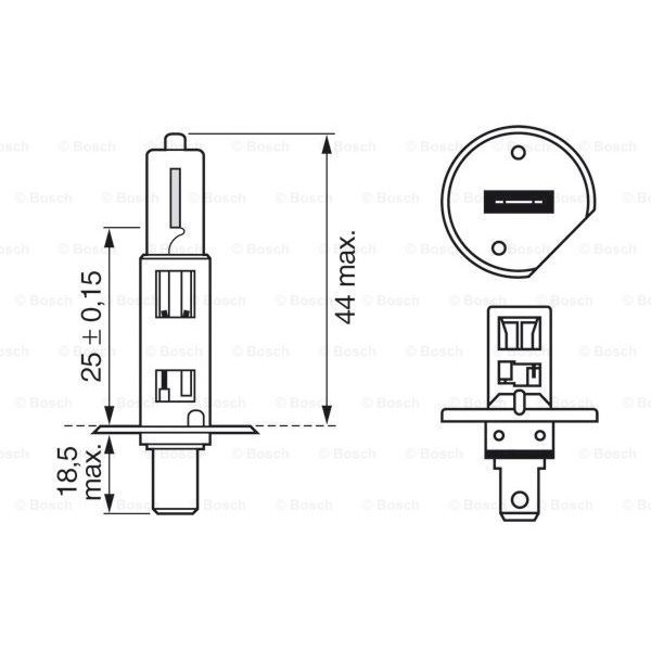 BOSCH 1987302011 AMPUL VISION KARTON AMBALAJ 12V 55W