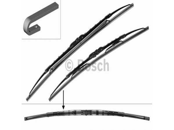 BOSCH 3397001584 SILECEK SÜPÜRGESI 53 + 47.5CM SPOILERLI GOLF III IV 07 93-6.05 BORA POLO CORDOBA IBIZA 116311 + 116351