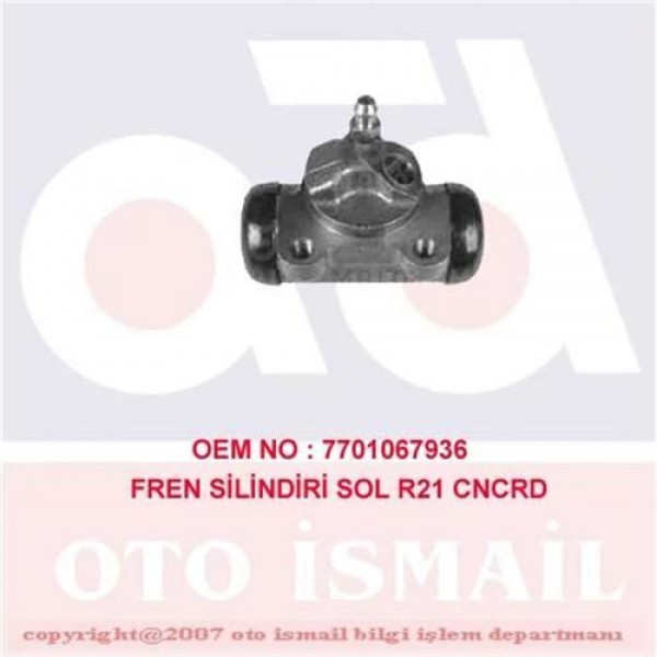 CIFAM 101-358 FREN SILINDIRI SOL R21 CONCORDE  22,2mm