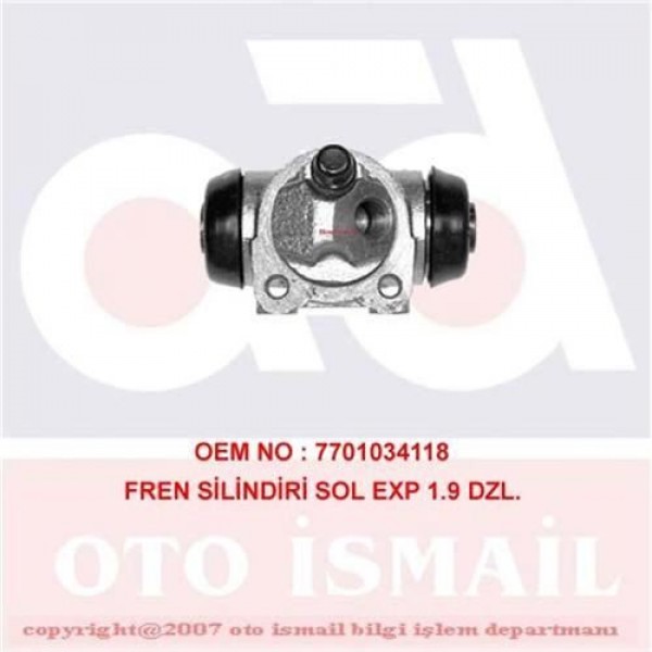 CIFAM 101-584 FREN SILINDIRI SOL EXPRESS 20,64mm