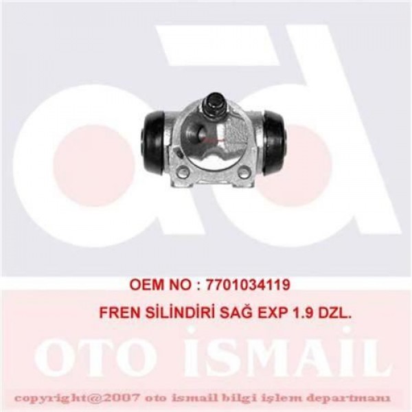 CIFAM 101-585 FREN SILINDIRI SAG EXPRESS 20,64mm