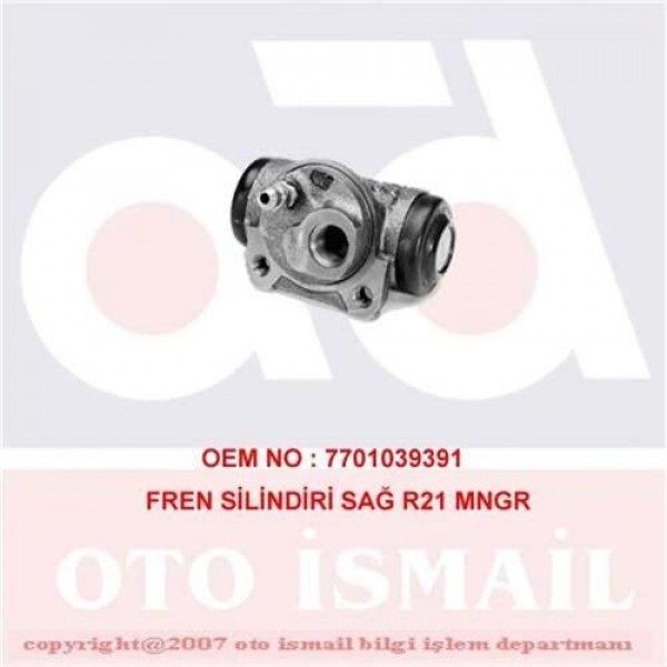 CIFAM 101-592 FREN SILINDIRI SAG R21 MANAGER  22mm