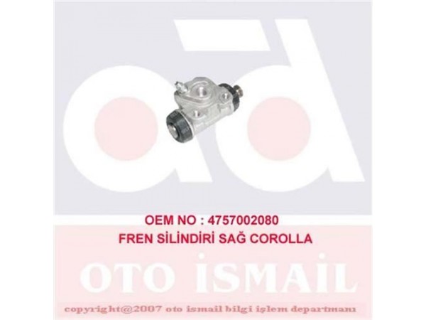 CIFAM 101-913 FREN SILINDIRI SOL COROLLA 1.4 1.6 2.0 97-