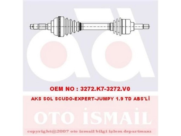CIFAM 655-144 AKS SOL ABS LI SCUDO / 806 EXPERT / JUMPY 1.9TDI