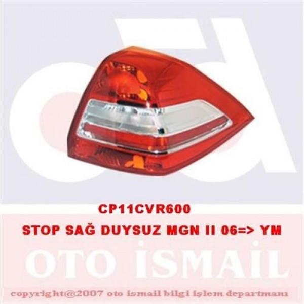 CERKEZ CVR-600 STOP LAMBASI SAG MEGANE II 05-