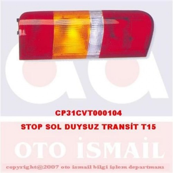 CERKEZ CVT-104 STOP LAMBASI SOL TRANSIT T15 DUYSUZ