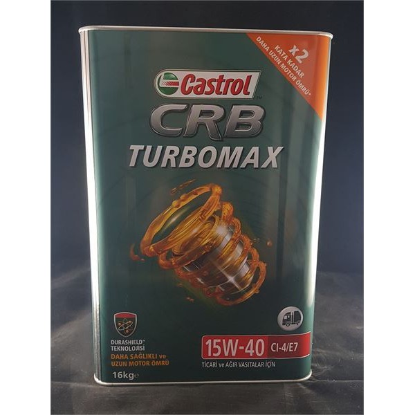 CASTROL 1540-TRB-16 15/40  ( 15W40 15 40 )  15/40  ( 15W40 15 40 ) 16KG CASTROL TURBOMAX  W