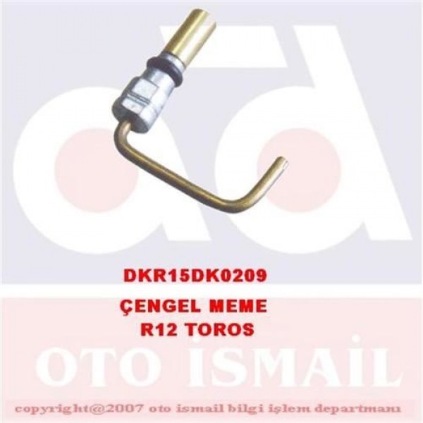 DEKAR DK0209 KARBÜRATÖR MEMESI EGRI R12 TOROS CENGEL MEME