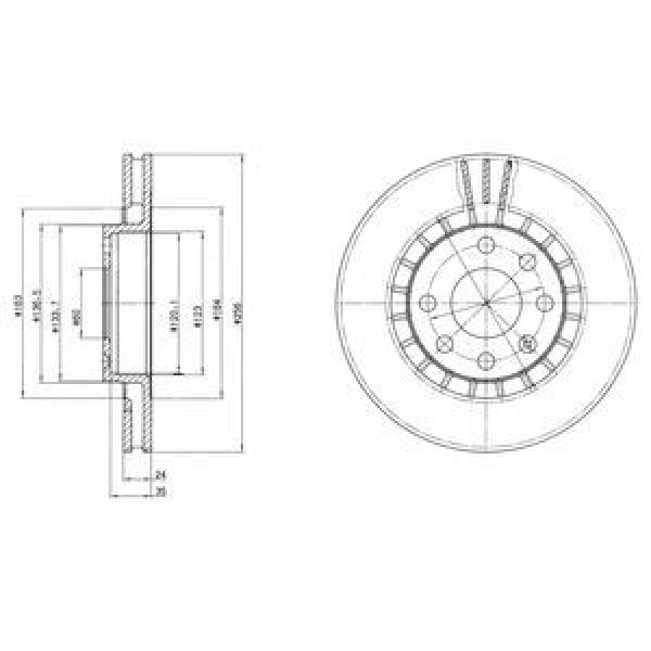 DELPHI BG2443 FREN DISKI ÖN ASTRA F 91-