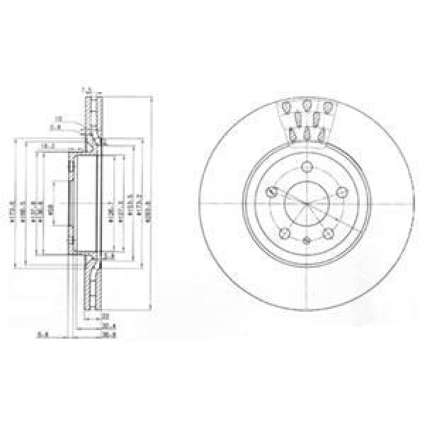 DELPHI BG2512 FREN DISKI ÖN DOBLO 10-