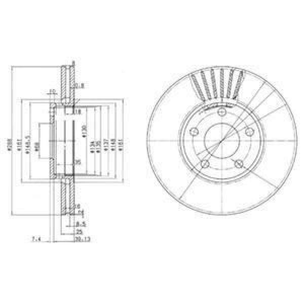 DELPHI BG2745 FREN DISKI ÖN EXEO PASSAT B5 00-