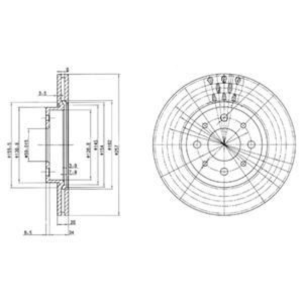 DELPHI BG2830 FREN DISKI ÖN PALIO 96-