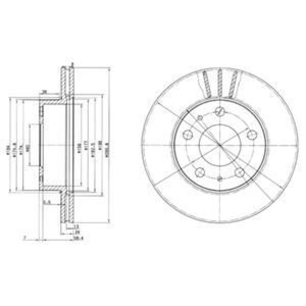 DELPHI BG2847 FREN DISKI ÖN DUCATO 94-