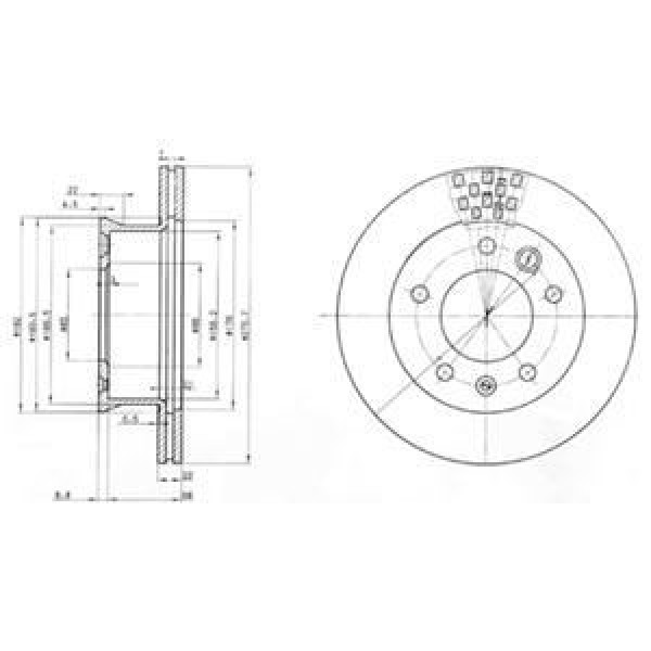 DELPHI BG3236 FREN DISKI ÖN LT28-35 96-