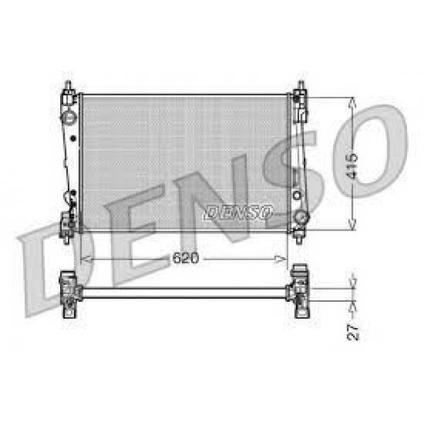 DENSO DRM09111 SU RADYATÖRÜ GRANDE PUNTO 05-