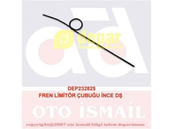 DEPAR 2825 FREN LIMITÖR ÇUBUGU INCE DS