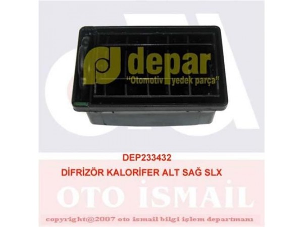 DEPAR 3432 DIFRIZÖR KALORIFER ALT SAG SLX