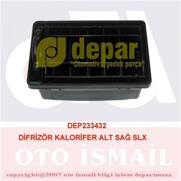 DEPAR 3432 DIFRIZÖR KALORIFER ALT SAG SLX