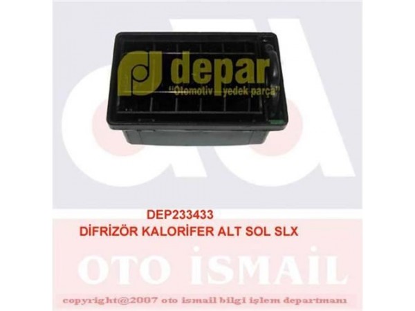 DEPAR 3433 DIFRIZÖR KALORIFER ALT SOL SLX