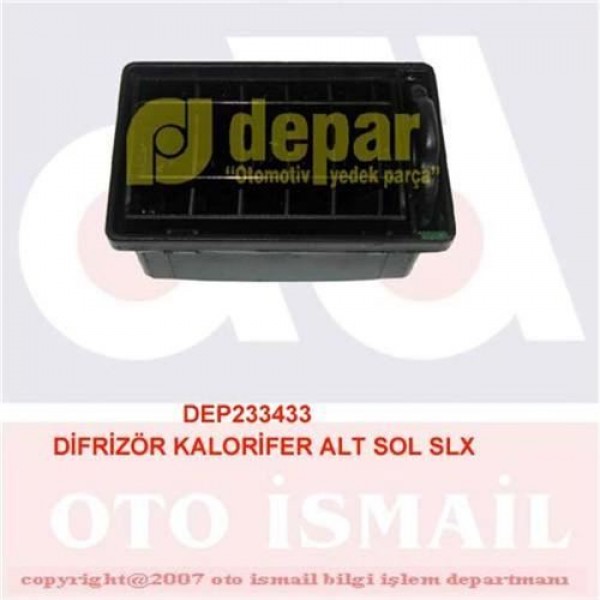 DEPAR 3433 DIFRIZÖR KALORIFER ALT SOL SLX