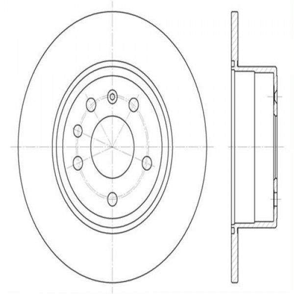 FERODO DDF811 FREN DISKI ARKA VECTRA B 95-