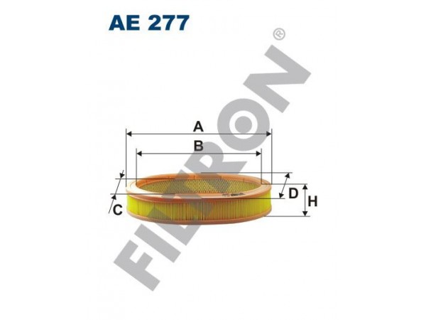 FILTRON AE277 HAVA FİLTRESİ RENAULT R 11 1.7 GTX 75HP (84-89)