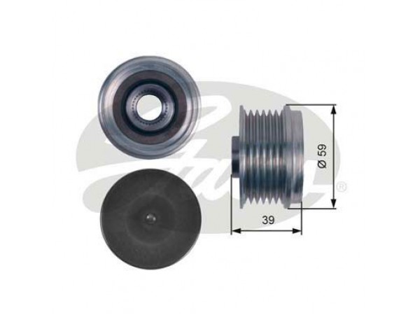 GATES OAP7114 ALTERNATÖR KASNAGI RULMANLI CADDY IV GOLF VII PASSAT 14-