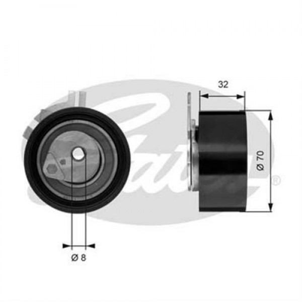 GATES T43117 TRIGER EKSANTRIK GERGI RULMANI MASTER II 2.5 DCI G9U