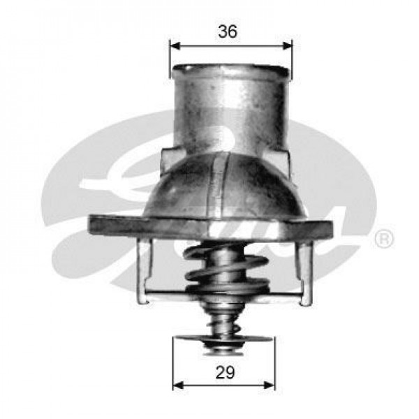 GATES TH15192G1 TERMOSTAT VECTRA A OMEGA A 1.6 1.8 2.0 2.0i 16V 92C°