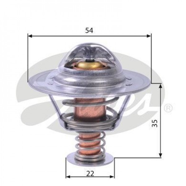 GATES TH22689G1 TERMOSTAT 89°C ASTRA G H CORSA C 1.7 CDTI