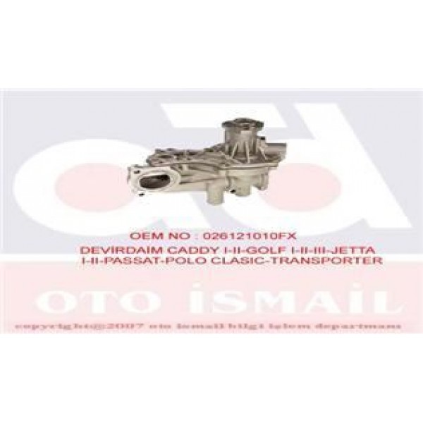 GRAF PA579 DEVIRDAIM SU POMPASI GOLF III POLO CLASSIC PASSAT CADDY TRANSPORTER T4 1.9 TDI