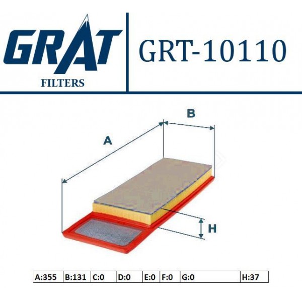 GRAT 10110 HAVA FILTRESI 500 09-