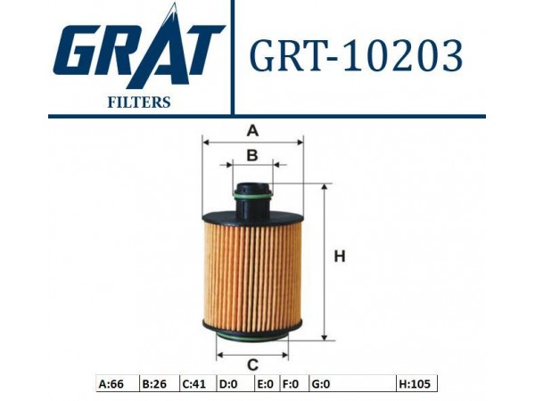 GRAT 10203 YAG FILTRESI ASTRA J INSIGNIA ZAFIRA C 2.0 CDTI A20DTH A20DTR A20DTC A13DTE