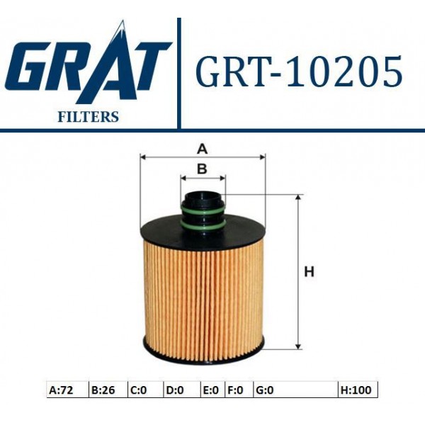 GRAT 10205 YAG FILTRESI 500  X 14-