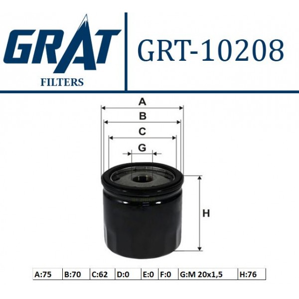 GRAT 10208 YAG FILTRESI PALIO DOBLO MAREA BRAVO I PUNTO 01-