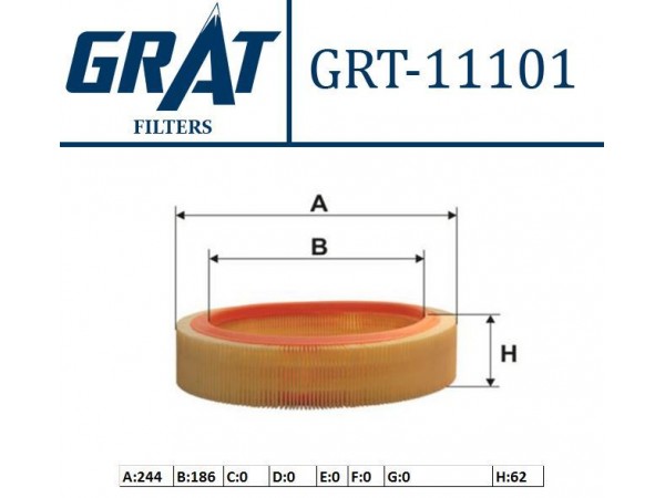 GRAT 11101 HAVA FILTRESI R9 R11 R19