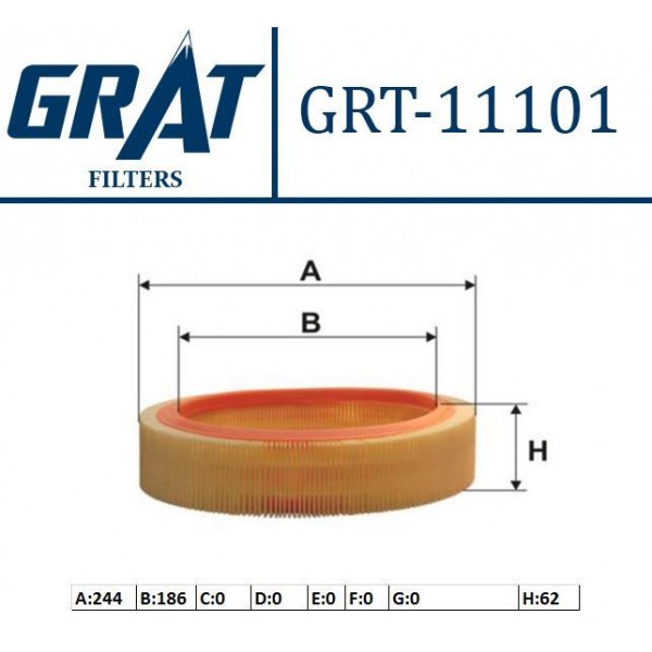 GRAT 11101 HAVA FILTRESI R9 R11 R19